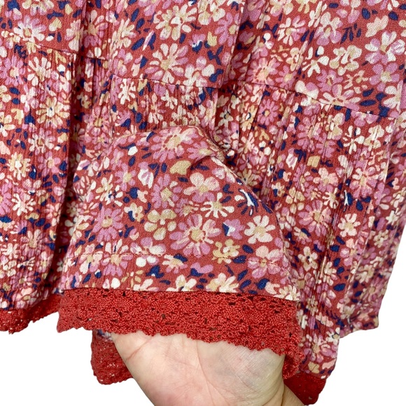 Matilda Jane Just Imagine Alma Floral Ruffle Top - Picture 6 of 10